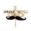 Caketopper i love you dad - hout bij cake, bake & love 3