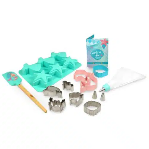 Zeemeermin koekjes & cakejes bakpakket - afbeelding 2