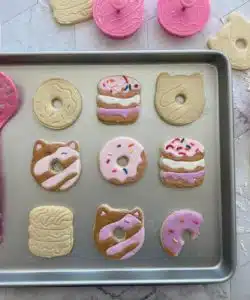 Alternative view of Donut Koekjesuitstekers set met impressie + koekjesspatel