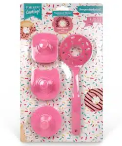 Donut Koekjesuitstekers set met impressie + koekjesspatel