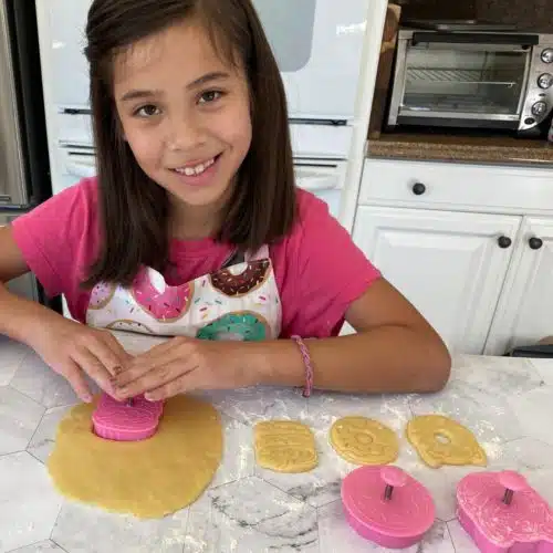 Donut koekjesuitstekers set met impressie + koekjesspatel - afbeelding 5