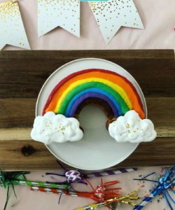 Regenboog taart bakpakket bij cake, bake & love 11