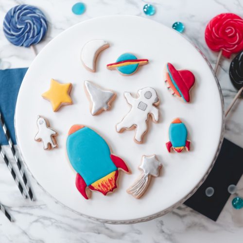 Space koekjesuitstekers set 10 bij cake, bake & love 7