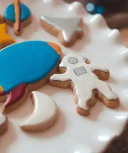 Space koekjesuitstekers set 10 bij cake, bake & love 10