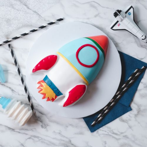 Space taart bakpakket bij cake, bake & love 9