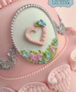 Katy sue designs - petite rose circle plaque bij cake, bake & love 17
