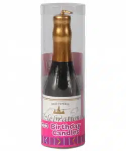 Taartkaars Champagne Fles 10cm