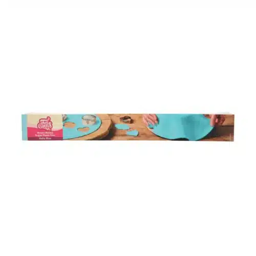 Funcakes ready rolled fondant disc baby blue