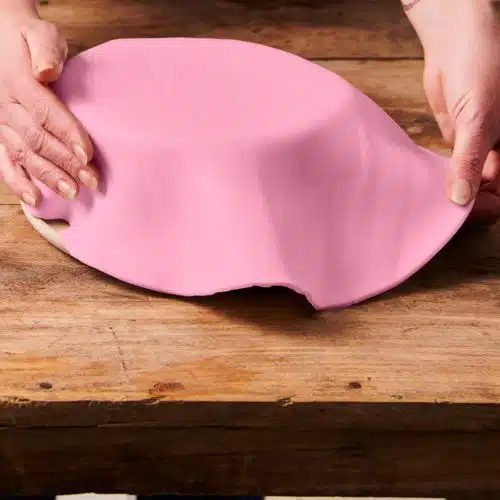 Funcakes ready rolled fondant disc sweet pink - afbeelding 2