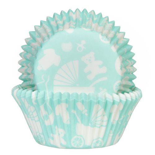 House of marie baking cups baby mint pk/50 bij cake, bake & love 5