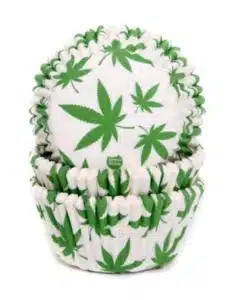 House of Marie Baking Cups Wietblad pk/50