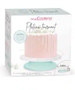 Scrapcooking turntable ø28cm mint groen bij cake, bake & love 10