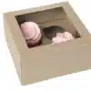 House of marie cupcake doos 4 kraft - 2 stuks bij cake, bake & love 1