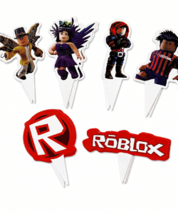 Roblox Cupcake Prikkers 24 stuks
