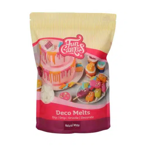 Funcakes deco melts - snow white - geen e171 - 1kg