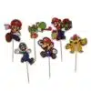 Cupcake prikkers mario 24 stuks versie 2 bij cake, bake & love 3