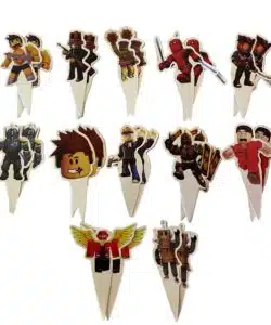 Roblox Cupcake Prikkers 24 stuks