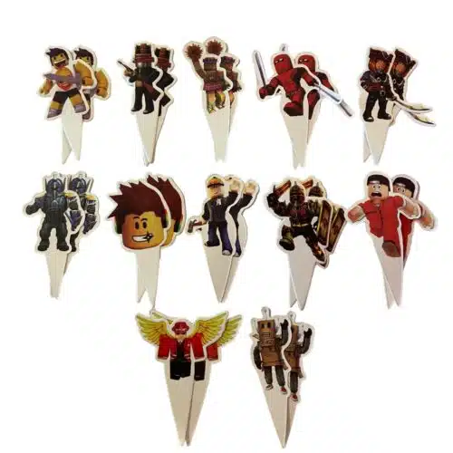 Roblox cupcake prikkers 24 stuks