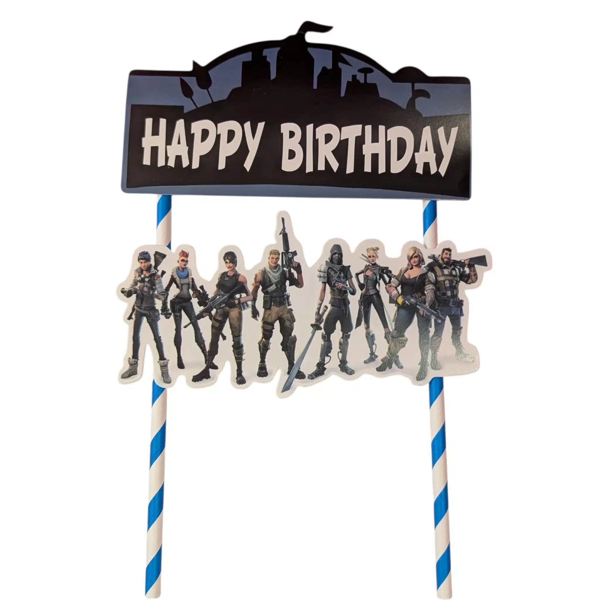 Caketopper 'fortnite' bij cake, bake & love 5 Caketopper 'fortnite'