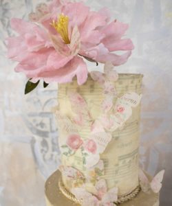 Crystal candy edible butterflies - vintage rose bij cake, bake & love 7