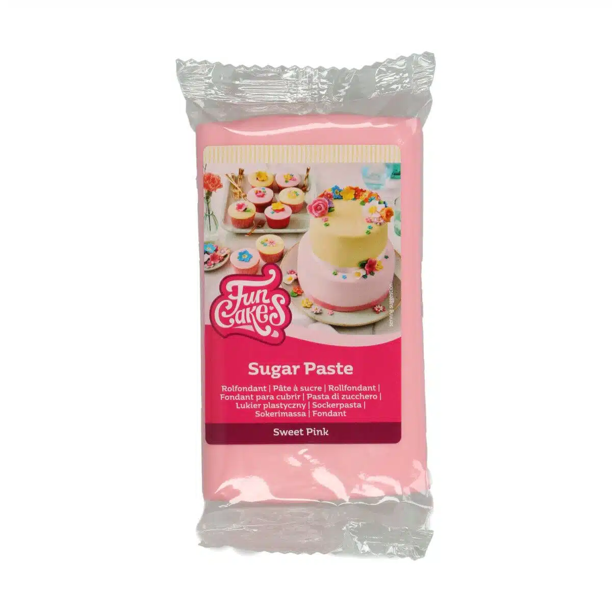 Funcakes rolfondant sweet pink 250 g bij cake, bake & love 5 Funcakes rolfondant sweet pink 250 g