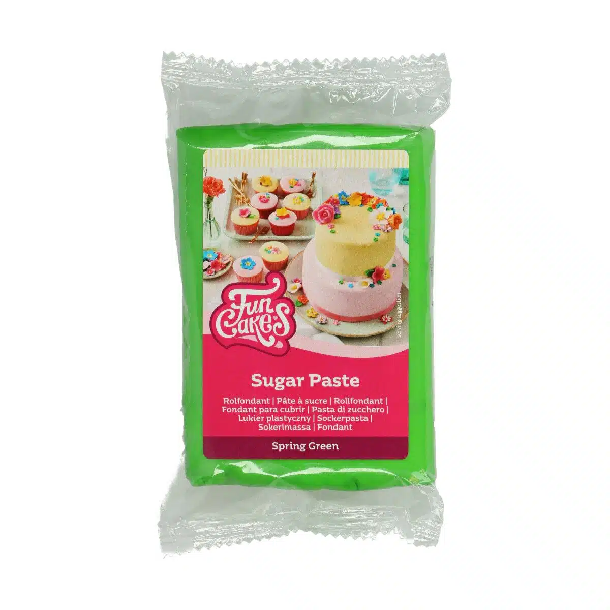 Funcakes rolfondant spring green 250 g bij cake, bake & love 5 Funcakes rolfondant spring green 250 g
