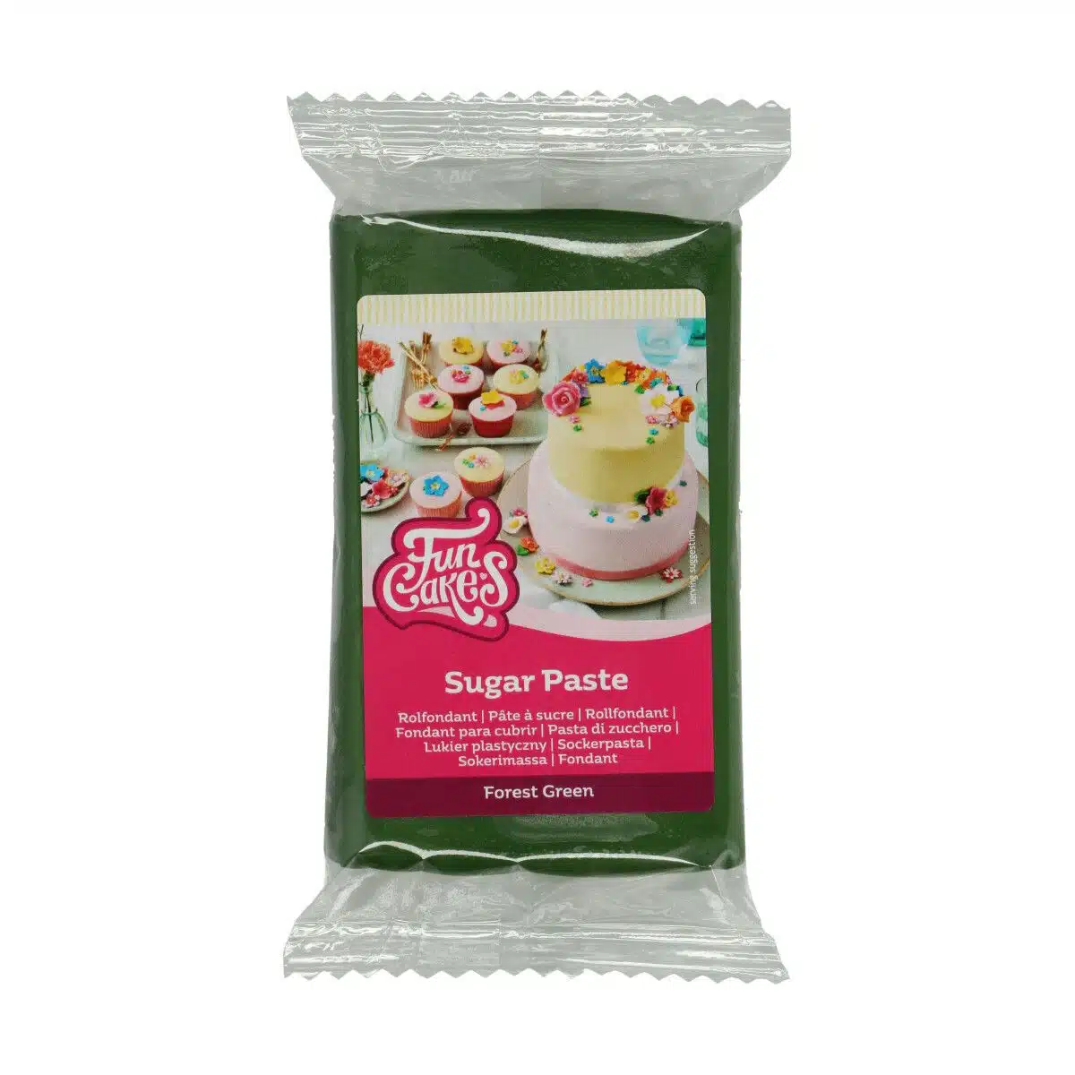 Funcakes rolfondant forest green 250 g bij cake, bake & love 5 Funcakes rolfondant forest green 250 g