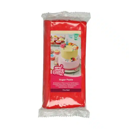 Funcakes rolfondant fire red 1 kg