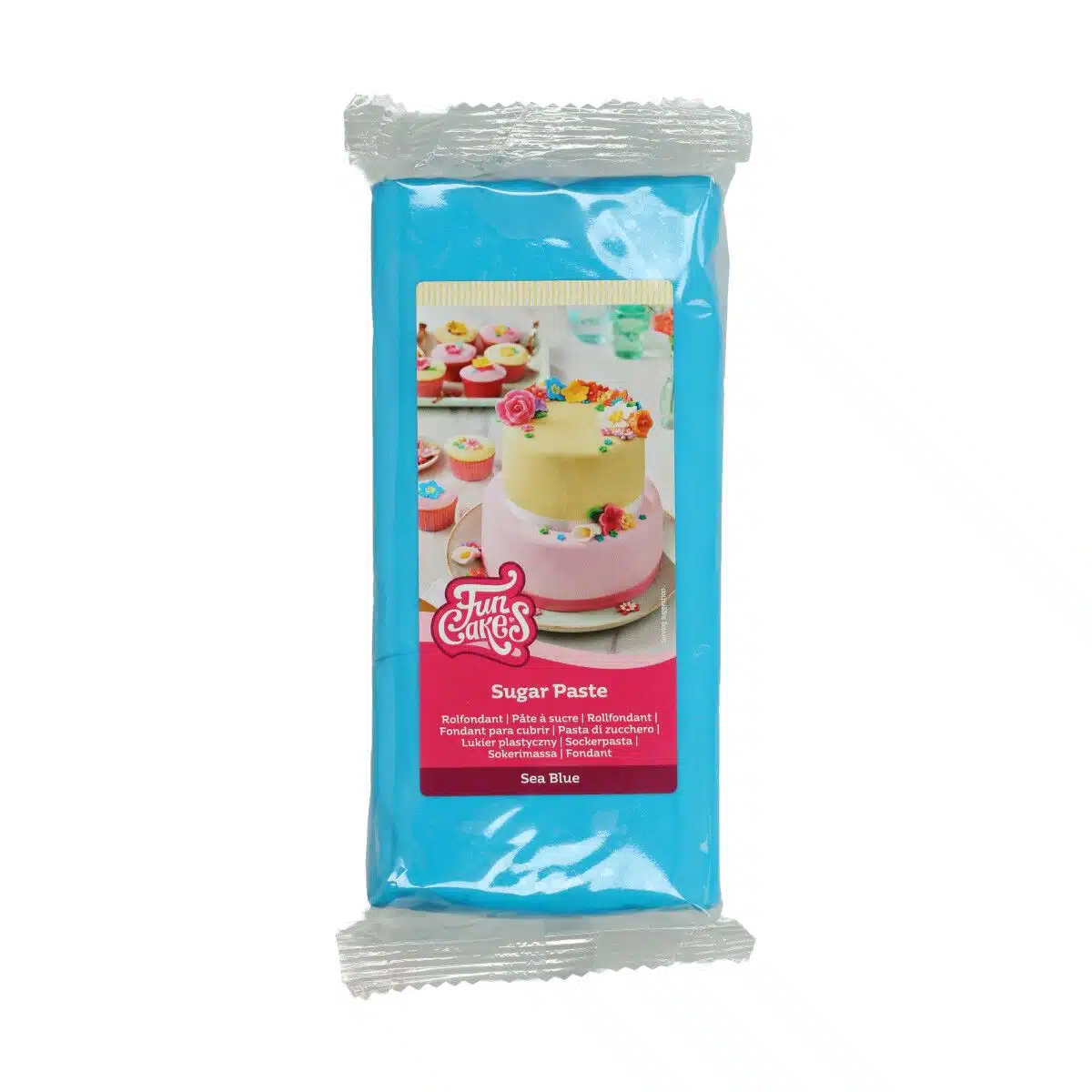 Funcakes rolfondant sea blue 1 kg bij cake, bake & love 5 Funcakes rolfondant sea blue 1 kg