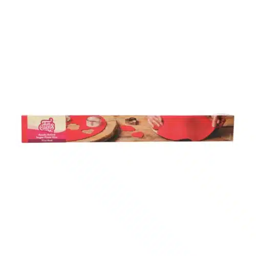 Funcakes ready rolled fondant disc fire red