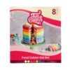 Funcakes food colour gel set/8 bij cake, bake & love 1