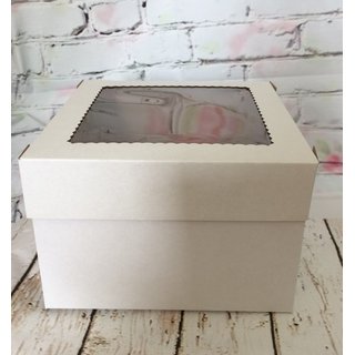 Cake box - 30,5 x 30,5 x 30,5 cm met deksel met venster bij cake, bake & love 5
