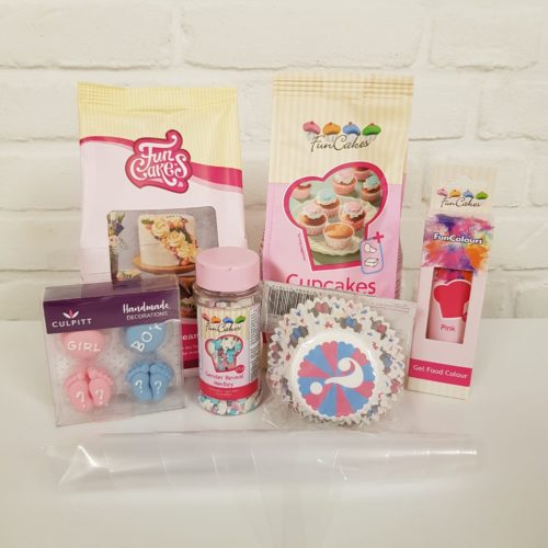 Gender reveal - it's a girl! - cupcakes pakket bij cake, bake & love 5