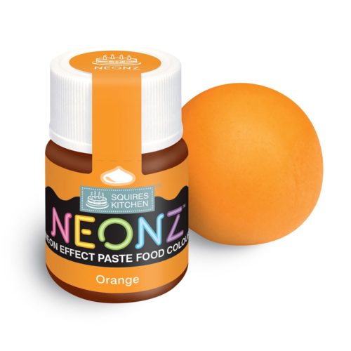 Neonz paste food colour orange 20g bij cake, bake & love 6