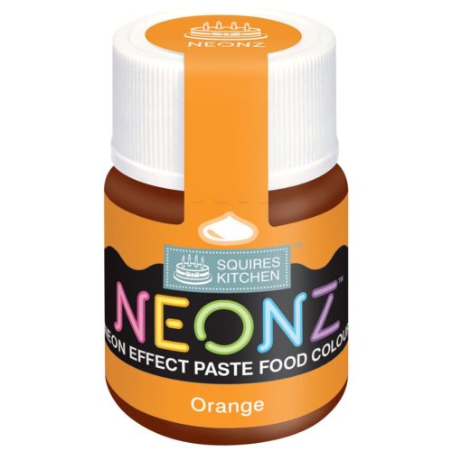 Neonz paste food colour orange 20g bij cake, bake & love 5