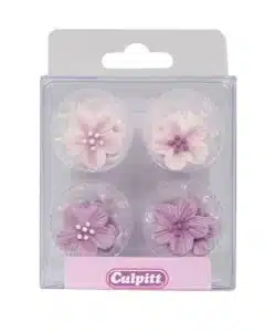 Culpitt Suikerdecoratie Paarse Bloemetjes pk/12