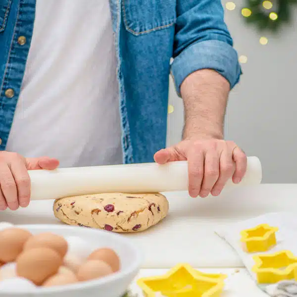 Decora rolling pin 50 x 4,5 cm bij cake, bake & love 6 Decora rolling pin 50 x 4,5 cm - afbeelding 2