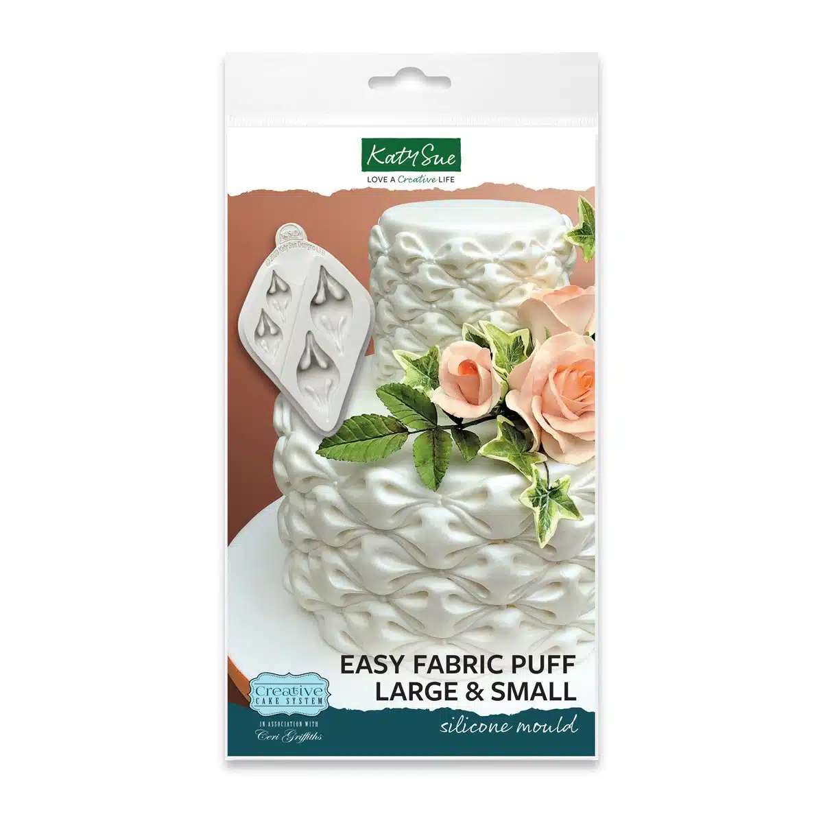 Katy sue designs - easy fabric puff large & small bij cake, bake & love 5 Katy sue designs - easy fabric puff large & small