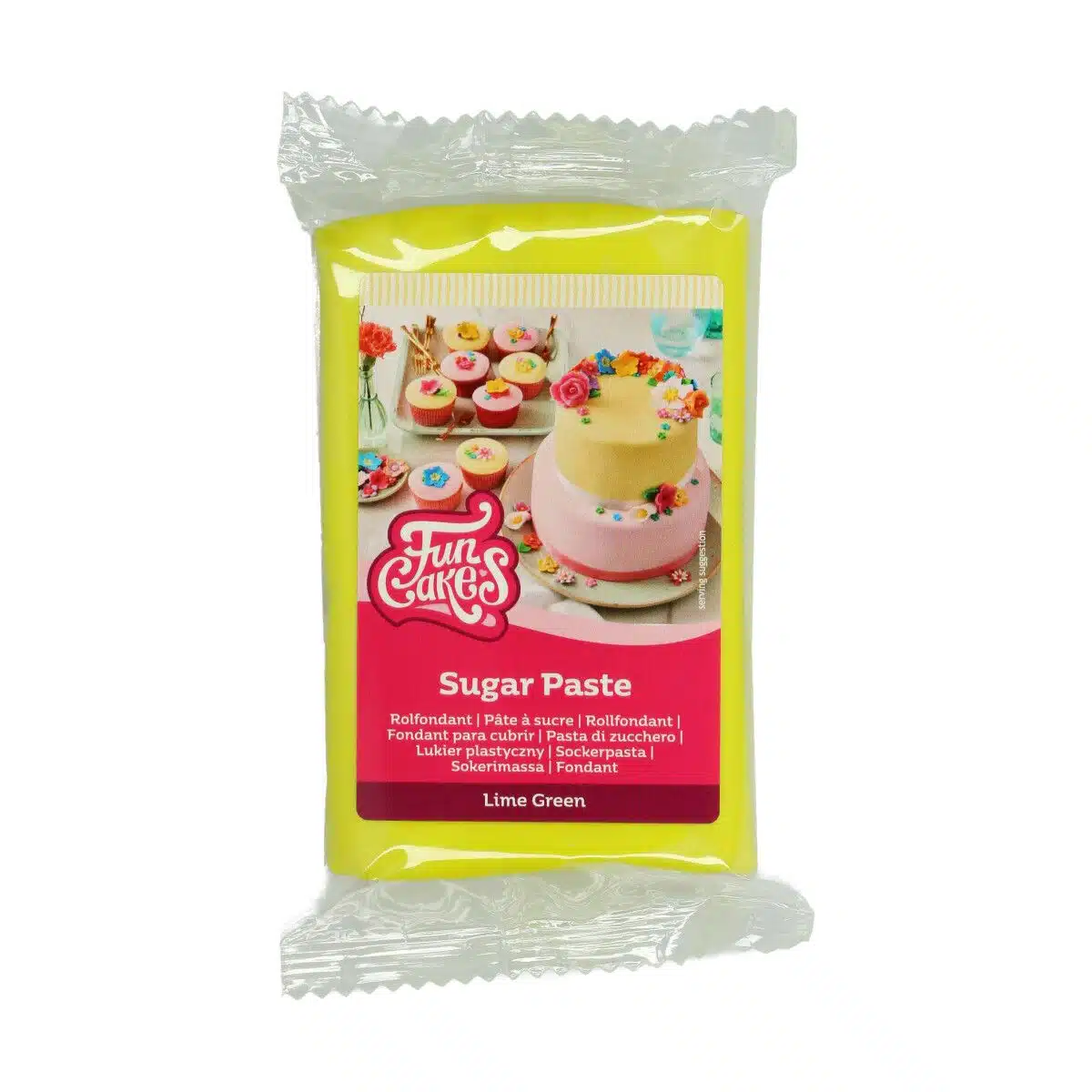 Funcakes rolfondant lime green 250 g bij cake, bake & love 5 Funcakes rolfondant lime green 250 g