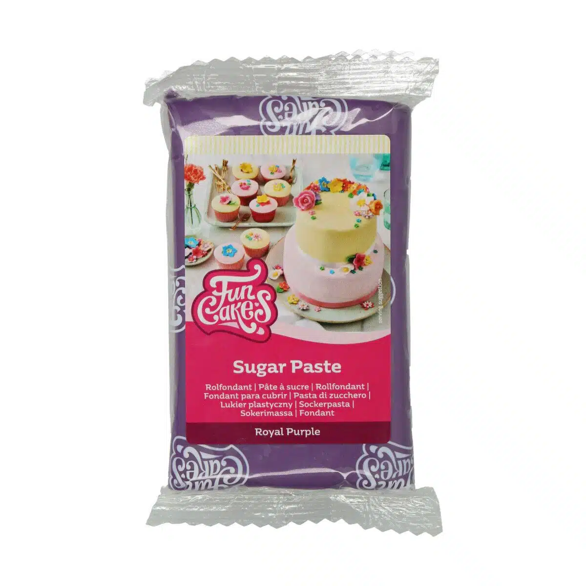 Funcakes rolfondant royal purple 250 g bij cake, bake & love 5 Funcakes rolfondant royal purple 250 g