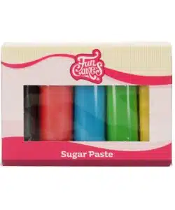 FunCakes Rolfondant Multipack Essential Colours 5x100 g