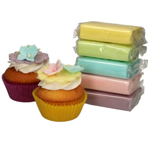 Funcakes rolfondant multipack pastel colours 5x100 g bij cake, bake & love 6