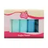 Funcakes rolfondant multipack blue colour palette 5x100 g bij cake, bake & love 2 Funcakes rolfondant multipack blue colour palette 5x100 g bij cake, bake & love 1