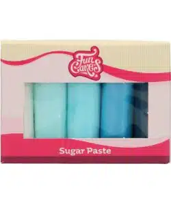 FunCakes Rolfondant Multipack Blue Colour Palette 5x100 g