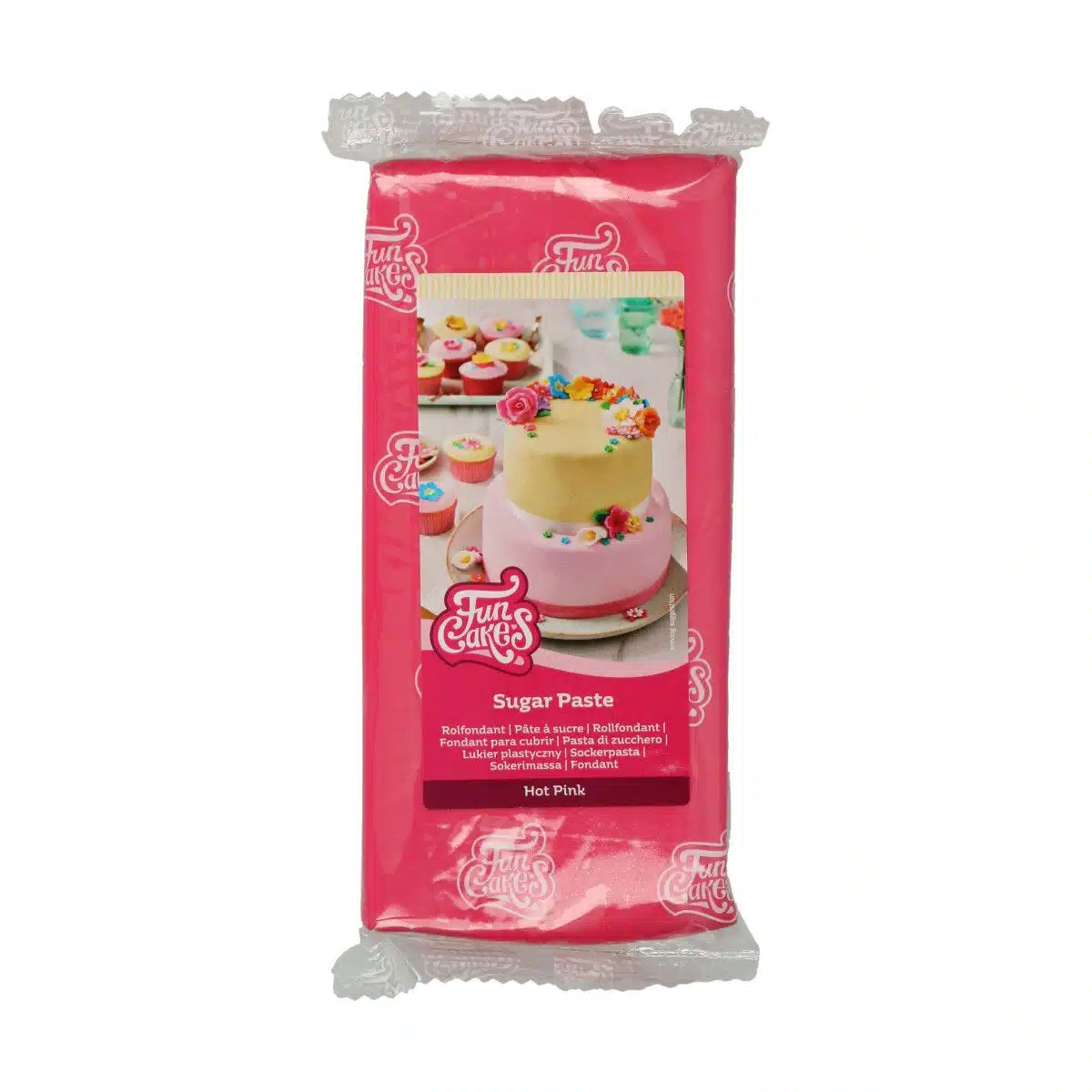 Funcakes rolfondant hot pink 1 kg bij cake, bake & love 5 Funcakes rolfondant hot pink 1 kg