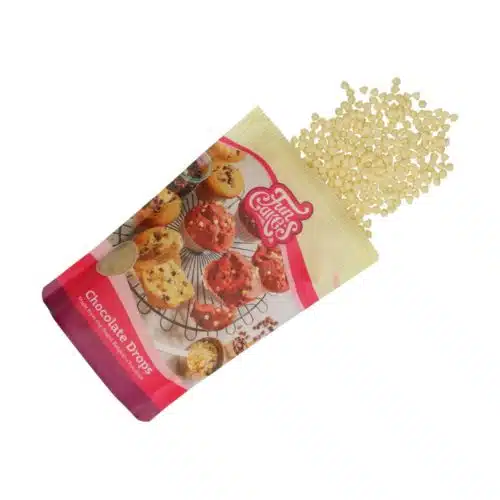 Funcakes chocolade drops wit 350 g - afbeelding 2