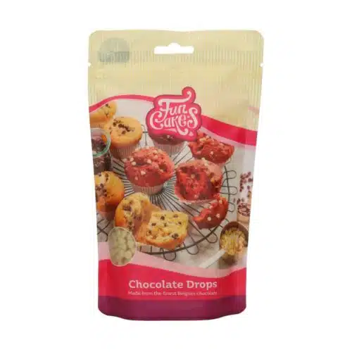 Funcakes chocolade drops wit 350 g