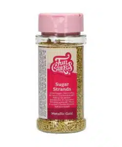 FunCakes Sugar Strands Metallic Goud 80 g