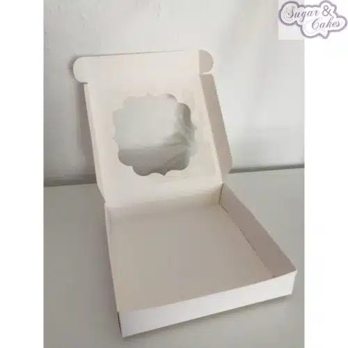 Koekjes doos met venster 20 x 15 x 3 cm - afbeelding 2