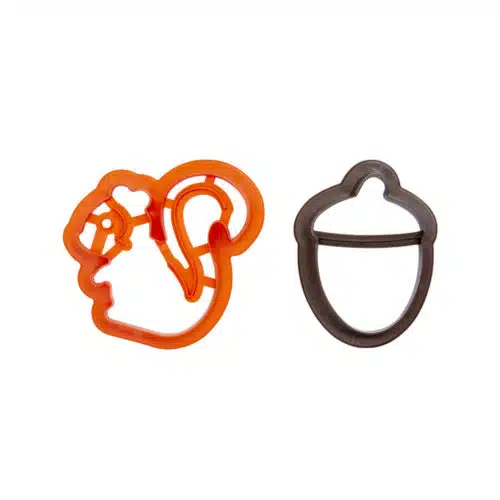 Koekjesuitsteker set eekhoorn en eikel - afbeelding 3